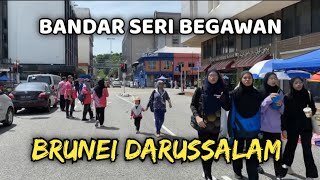 Bandar Seri Begawan Brunei Darussalam Walking Tour 2023 | 4k 60fps