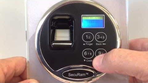 ScanLogic Series - Enroll First Fingerprint - SecuRam