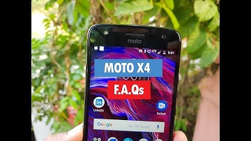 Moto X4 FAQs -Sensors, USB OTG, LED Light, NFC, VoLTE, Fast Charging and more