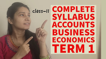 Term Wise Revised Syllabus | CBSE | 2021-22 | Class 11 | Term 1
