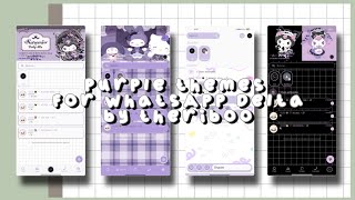 ˖ ࣪ purple themes for WhatsApp Delta | @theriboo ˖ ࣪  ˎˊ