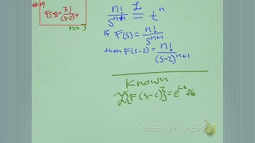 find the inverse laplace transform example 1