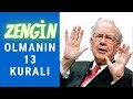 Warren Buffett Para Kazanma Yolları, (ZENGİN OLMANIN 13 KURALI)