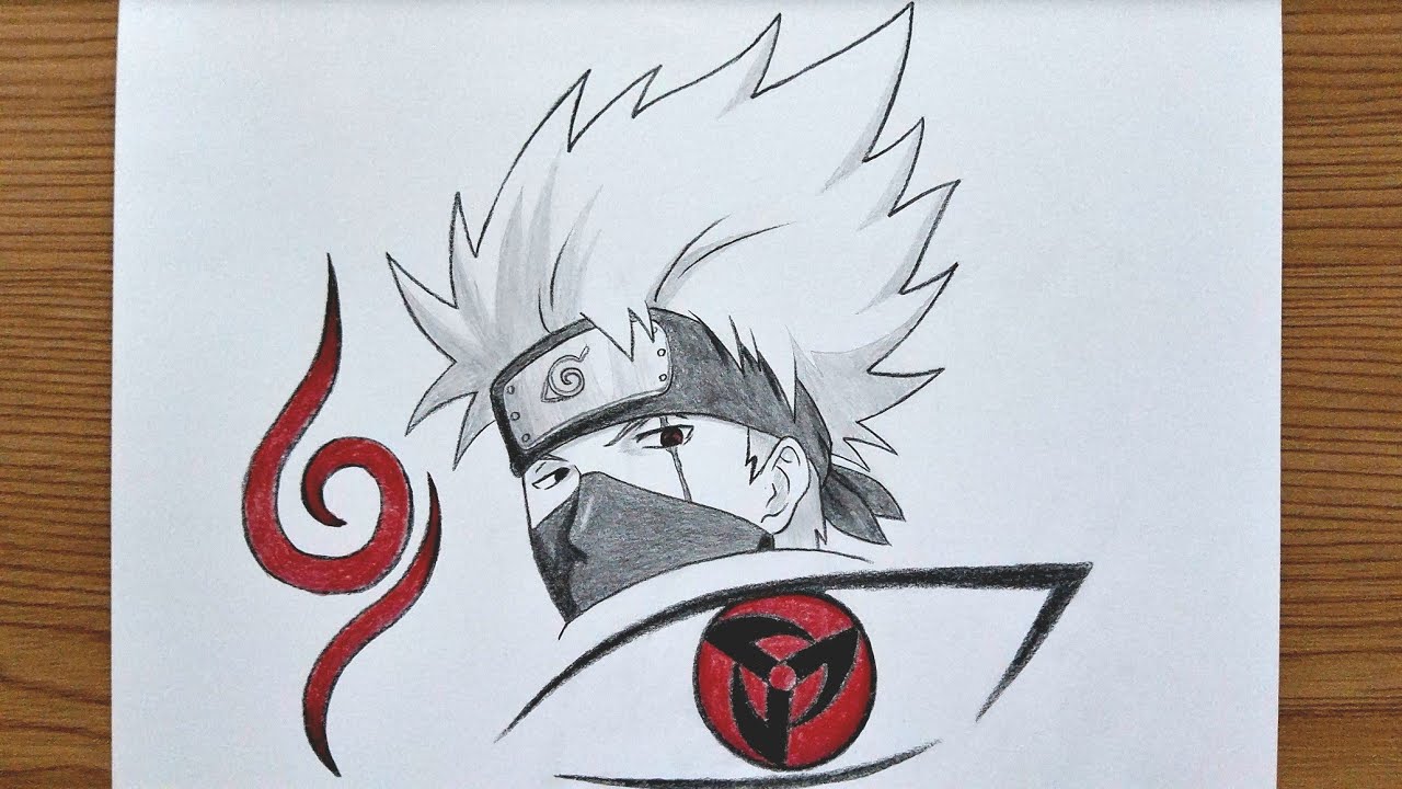 How To Draw Kakashi Hatake || Pencil Drawing Anime Art