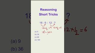 Number Analogy Tricks. #csat #upsc #maths #tricks #youtubeshorts #exam