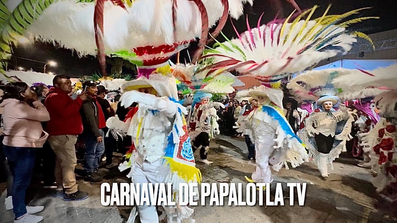 El Remate del Carnaval Papalotla 2025. Barrio de Xolalpa.