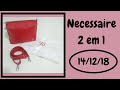 Necessaire 2 em 1 (vira bolsa transversal)