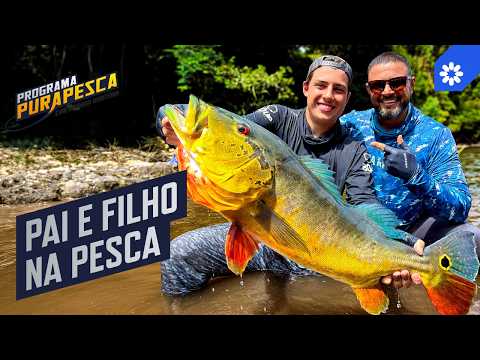 FATHER AND SON FISHING: A special fishing trip on the Jauaperi River