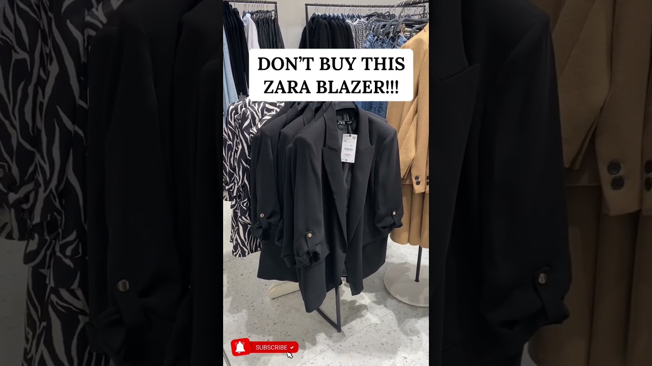 Don’t buy this blazer from Zara! 🙈🚫