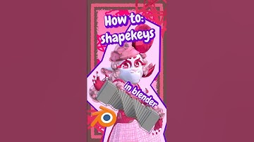 How to: Shapekeys in blender  #blender3d #3dmodeling #3dmodelingtips