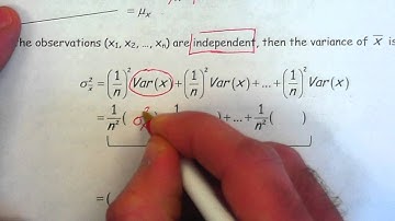 The Distribution of the Sample Mean with a Normal Population Distribution