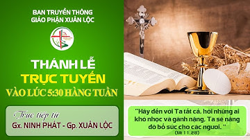 (TRỰC TIẾP) THÁNH LỄ ONLINE  CHÚA NHẬT TUẦN XV THƯỜNG NIÊN ( 13-07-2025)