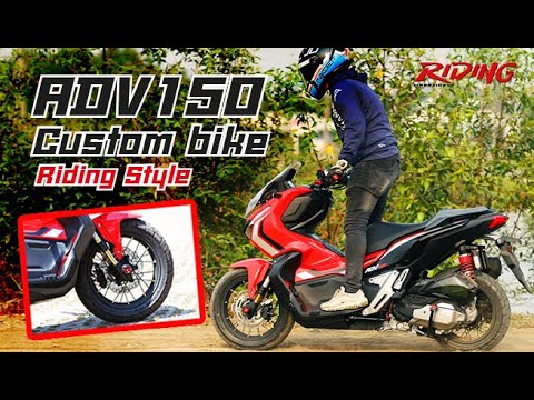 Review Honda ADV150 CUSTOM BIKE #ridingmagazine - YouTube