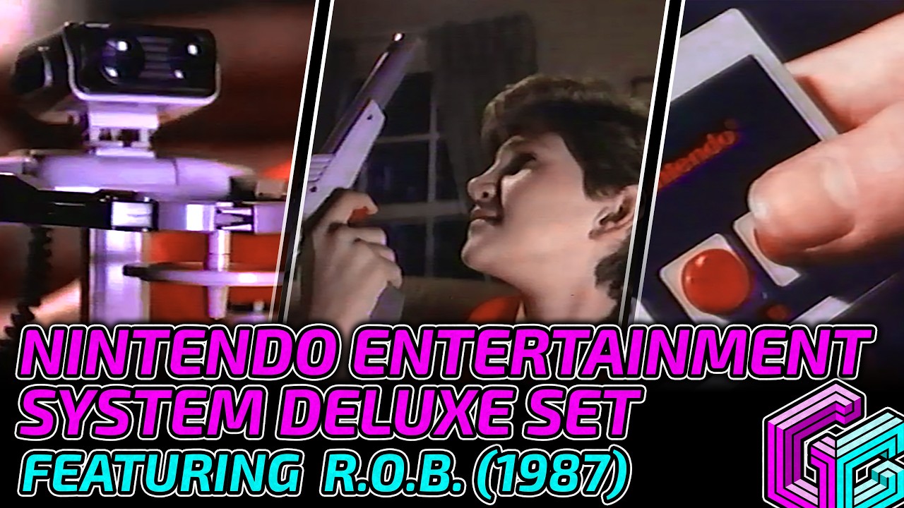 Nes Console Rob Nintendo Entertainment System Deluxe Set ft. R.O.B. (1987) #NES #ROB # ...