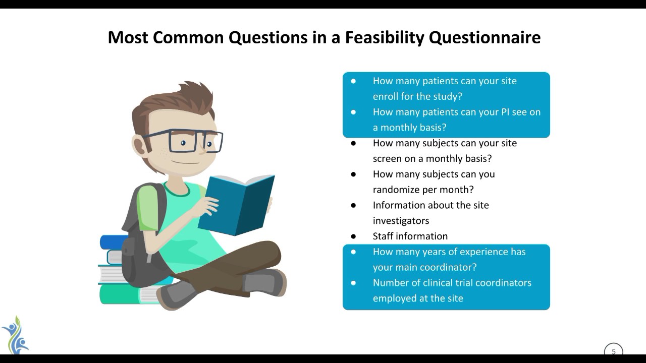 clinical research site feasibility questionnaire