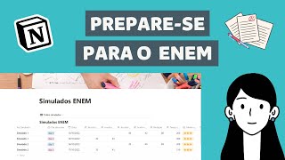 How to Study for the ENEM Using Notion | Track Your Mock Exam Performance! screenshot 3