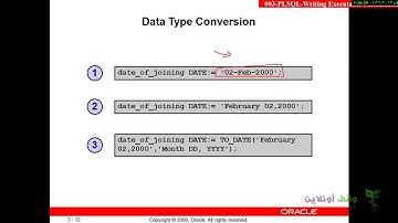 Oracle developer g11  22  Writing executable statements