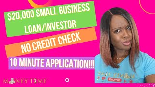 Get Up To $20,000 Small Business Loan | NO Credit Check | Money Time screenshot 2