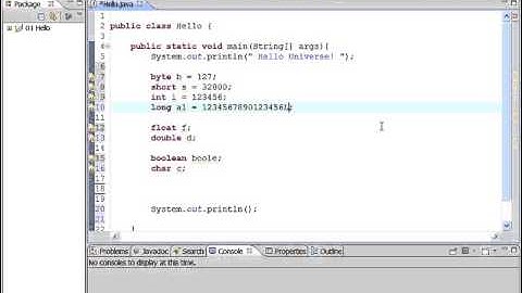 03 Java - More Data Types