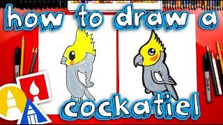 How To Draw A Cartoon Cockatiel