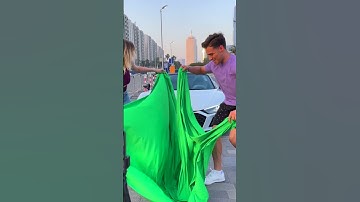 Pt.1 Backstage of the next video! What are we doing with the green screen? Find out pt.2 #shorts