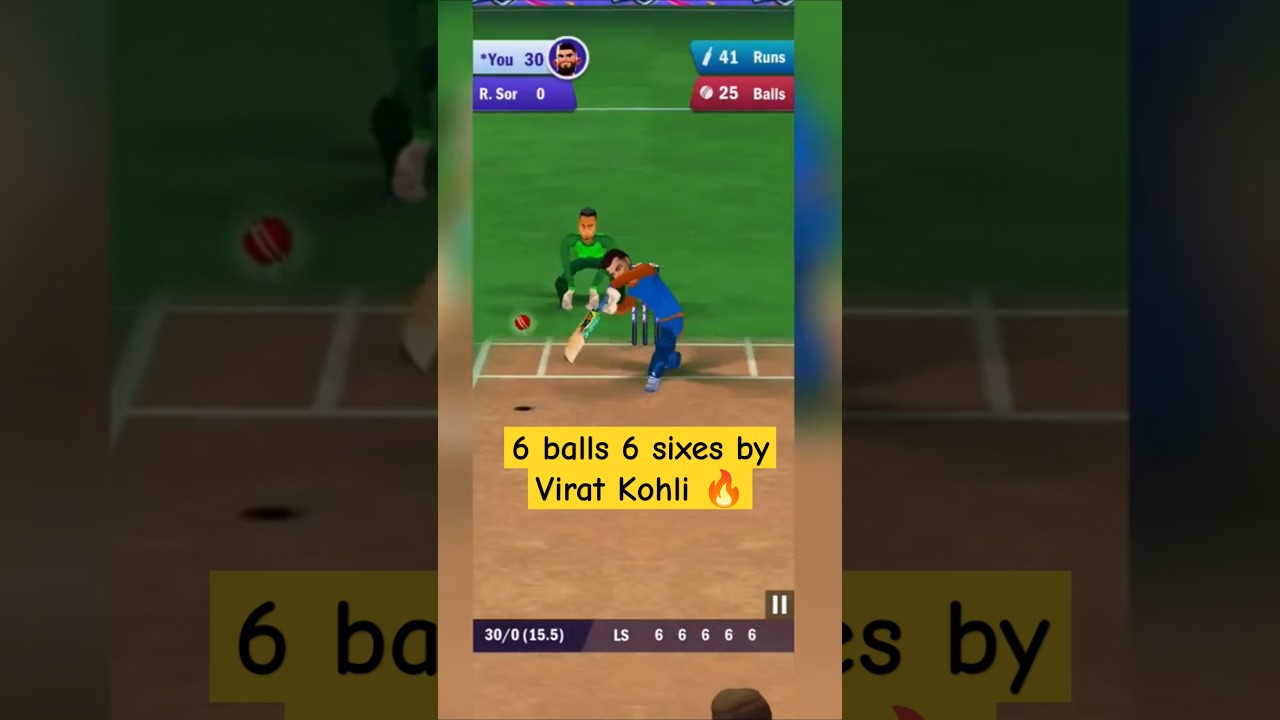 Virat Kohli Hits 6 Sixes in 6 Balls vs Pakistan | King of cricket 🔥 # ...