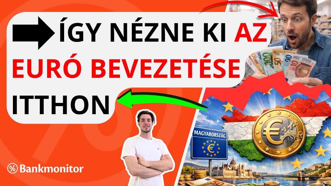Így nézne ki itthon az euro bevezetése percről percre