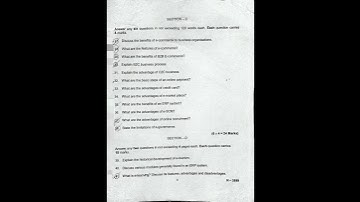 E Business | Bcom Third Semester Previous Year Question Paper | Kerala University #degreeexam2023