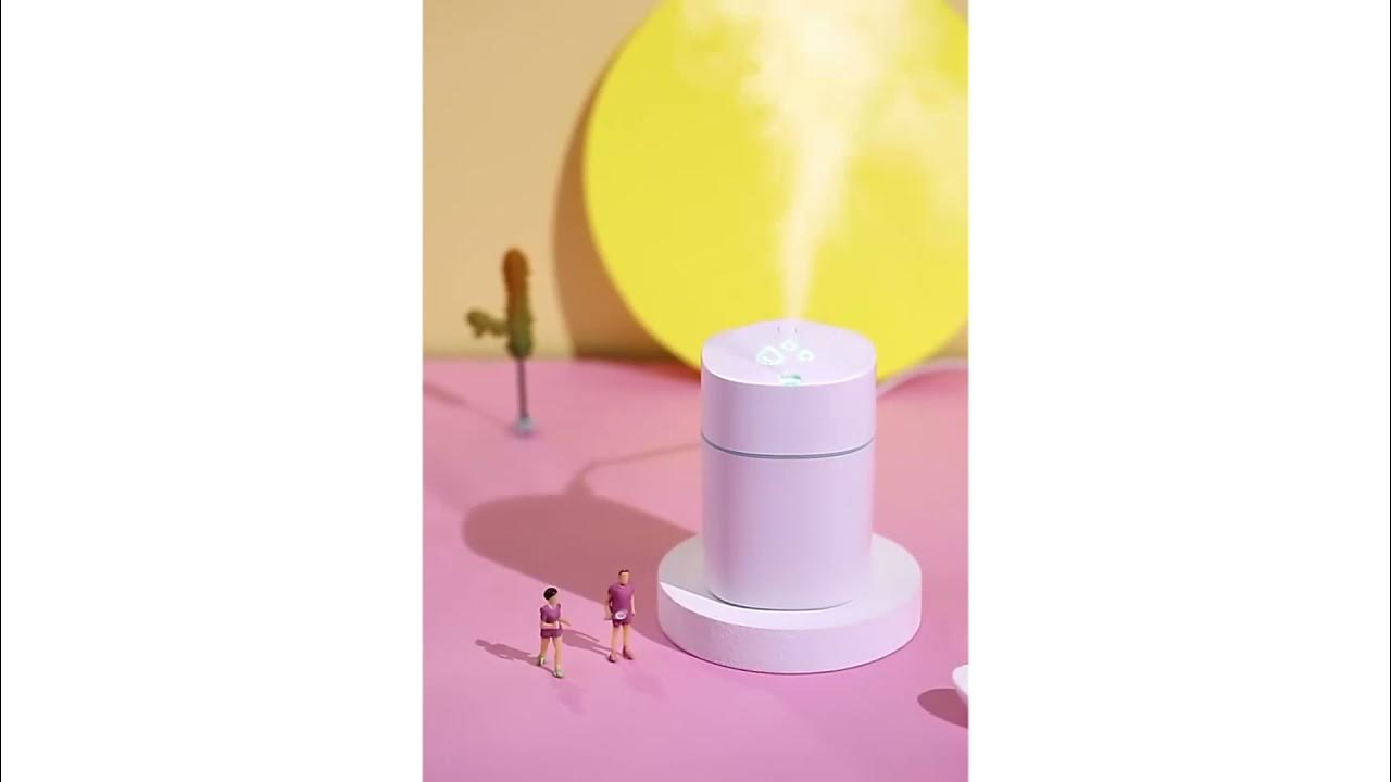 K5 MINI USB AIR HUMIDIFIER ESSENTIAL OIL AROMA DIFFUSER COLORFUL LED