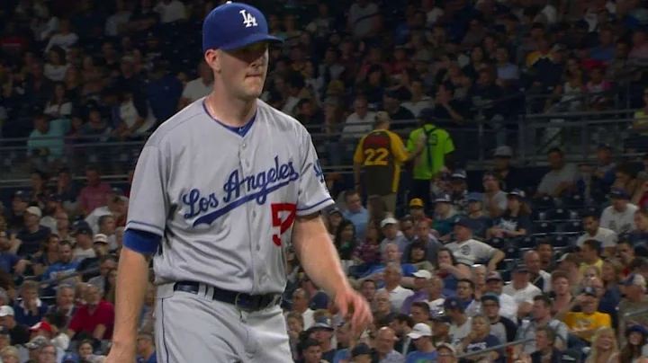 LAD@SD: Wood whiffs Jay to end the 5th inning