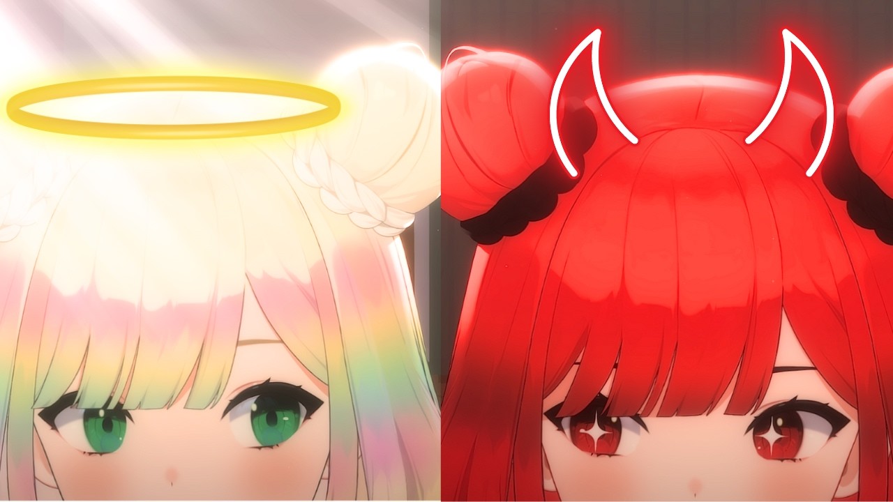 【ASMR】a night with an Angel and Devil😇😈| please pick your side carefully🪽🔥 | roleplay😴💤 #3DIO #asmr