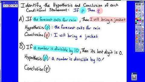 Chapter 2 Section 3 Identifying Hypothesis and Conclusion of Conditional Statements 1 of 3
