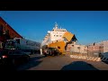 European Roads - Car Going On Board of CORSICA MARINA II Ferry in Livorno, Italy 4K