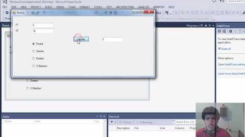 3#PE programmation evenementielle c# (RadioButton) Darija