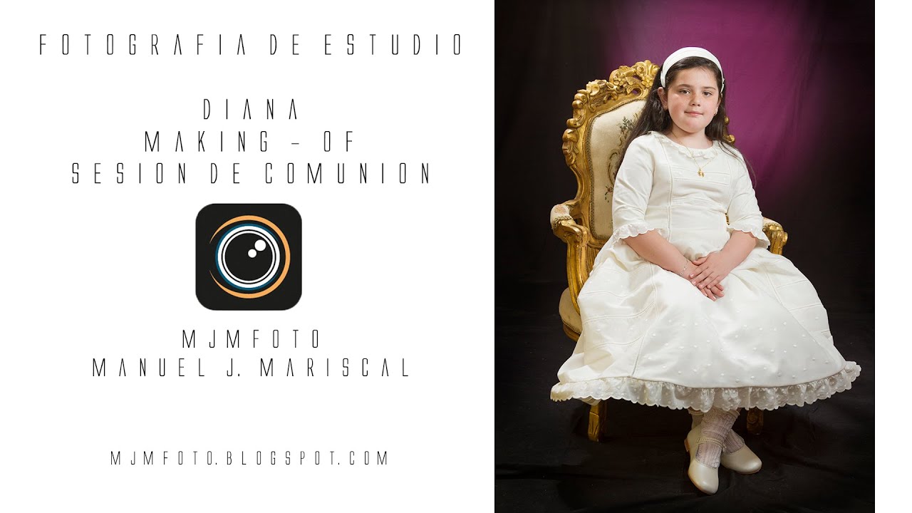 Fotografía de Estudio. Making Of. Comunión