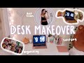 Desk Makeover | satisfying,organization, deep clean