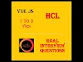 HCL Vue.JS Interview Questions - 3 to 10 yrs - UI UX Docs #vuejs Shorts6