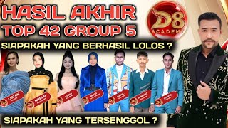 WHO WAS ELIMINATED LAST NIGHT! TOP 42 GROUP 5 D' ACADEMY 8?