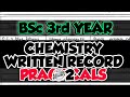 CHEMISTRY Pracrical | BSc 3rd Year | Written record | #2