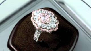 Unique Pink Diamond Engagement Ring Made by OSTASZ