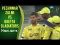 PSL 2017 Match 19: Peshawar Zalmi vs Quetta Gladiators Highlights