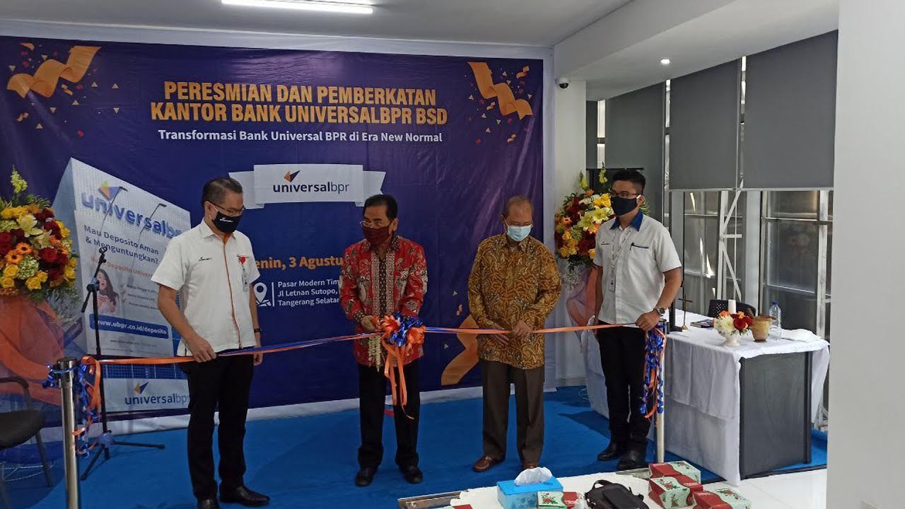 Tingkatkan Pelayanan, Bank Universal BPR Resmikan Kantor BSD - YouTube