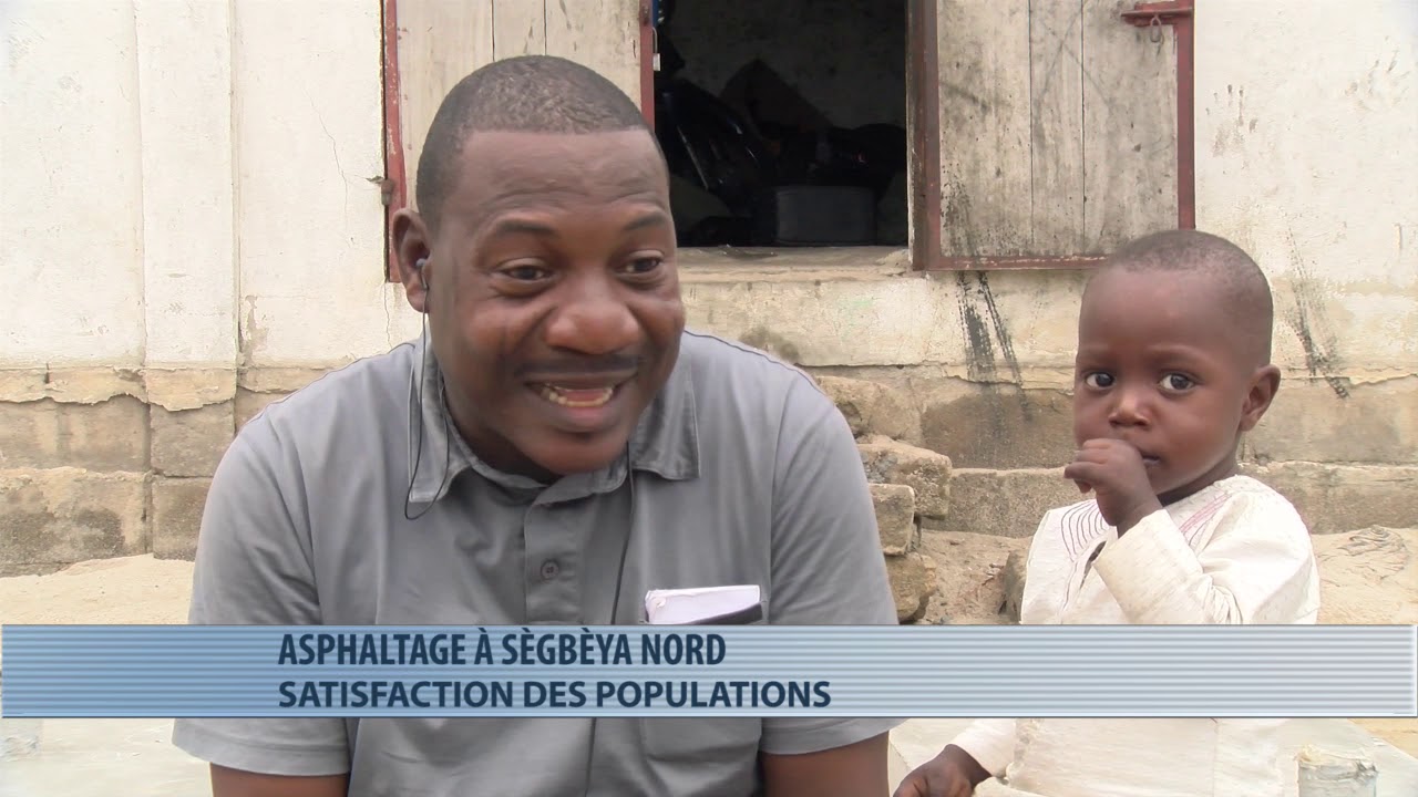 Satisfaction des populations pour les travaux d'asphaltage à Segbeya nord