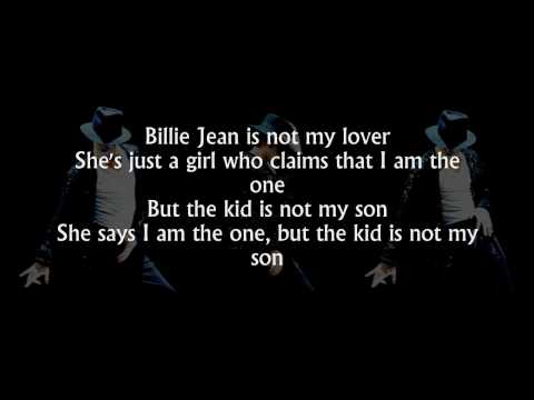 Michael Jackson - Billie Jean (lyrics) [HD]