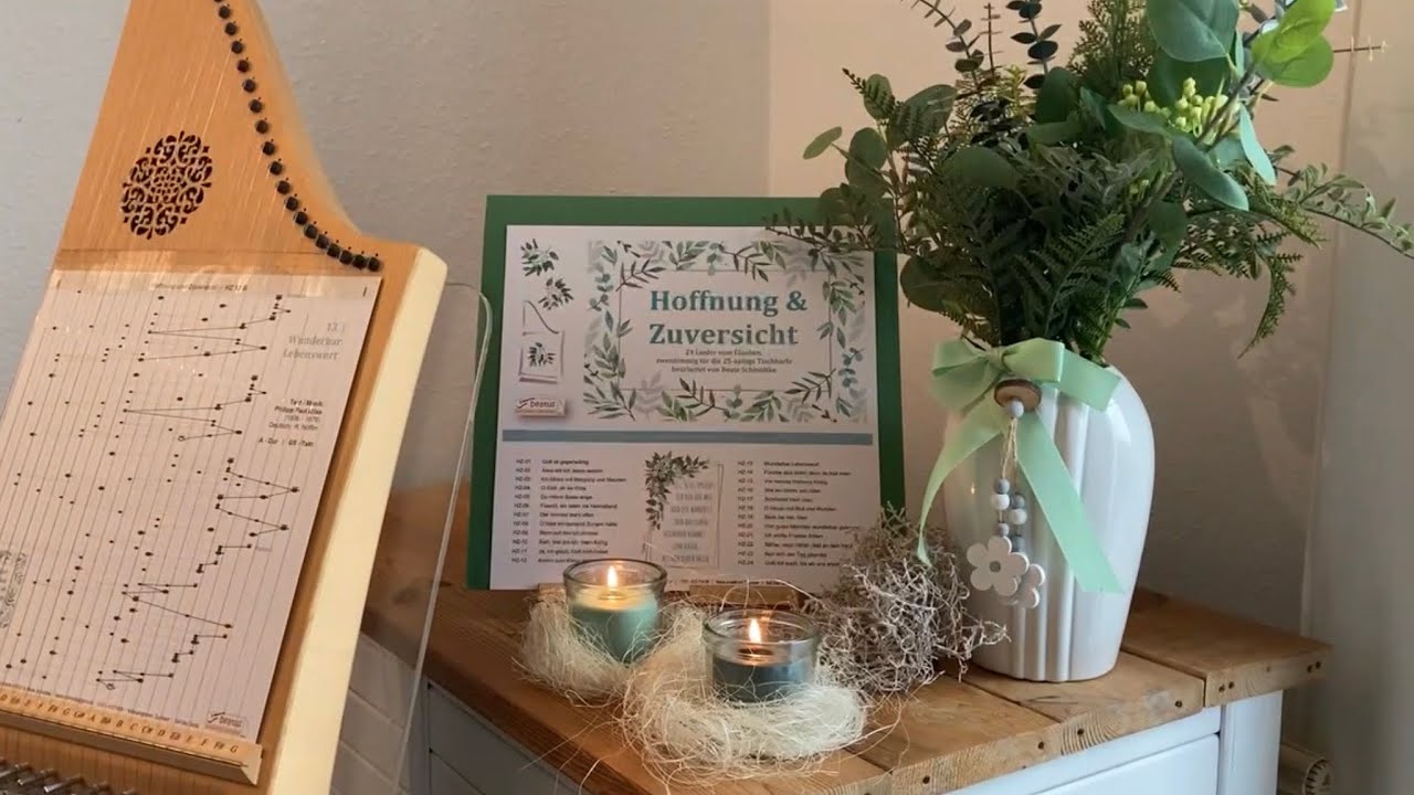 Wunderbar Lebenswort - Titel 13 aus „Hoffnung und Zuversicht“ - Tischharfenmusik