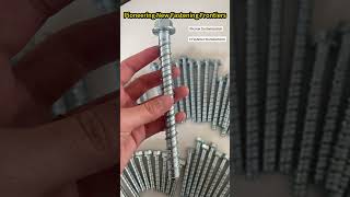 🎀 Hex Flange Head with Teeth Concrete Anchor Bolt. #fasteners #shorts