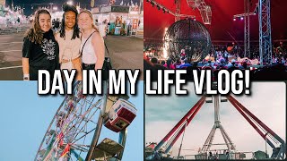 DAY IN MY LIFE VLOG! STATE FAIR WITH BESTIES, Circus, Great Food & Rides! | Hannah Rebekah