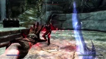 My Battle Mage kicks ass in Skyrim special edition