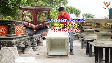 Hướng dẫn tháo khuôn vuông chân liền 62 abs đổ úp đáy |Khuôn Tổng Hợp