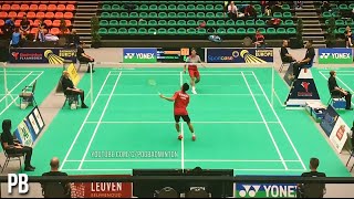 Robot Momota TOO GOOD for International Series Level || Belgium Open 2017 Good Angle